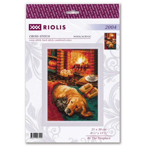 RIOLIS Borduurpakket By The Fireplace - RIOLIS