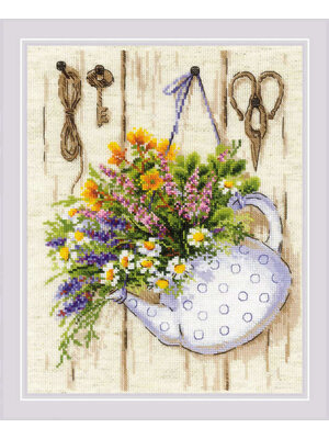 RIOLISf Borduurpakket Summer Tea - RIOLIS RIOLISf Borduurpakket Summer Tea - RIOLIS