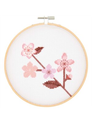 Rico Design Borduurpakket Sakura - Kersentak