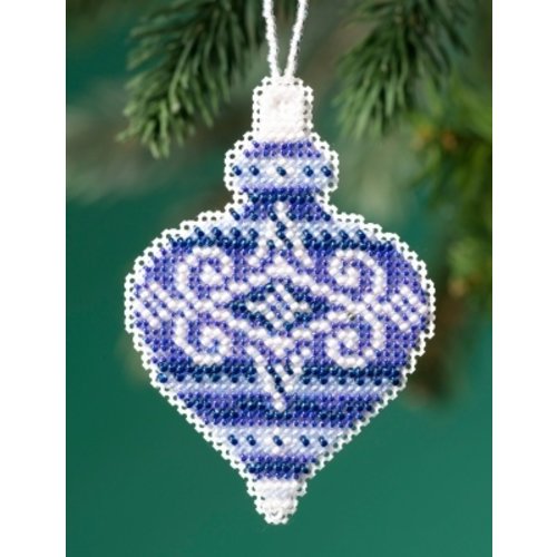 Mill Hill Beaded Holiday Ornaments - Sapphire Opal (2019) Mill Hill Beaded Holiday Ornaments - Sapphire Opal (2019)