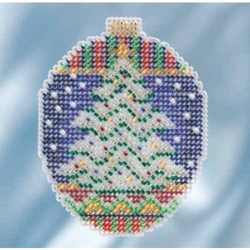 Mill Hill Beaded Holiday Ornaments - Icy Evergreen (2018) Mill Hill Beaded Holiday Ornaments - Icy Evergreen (2018)