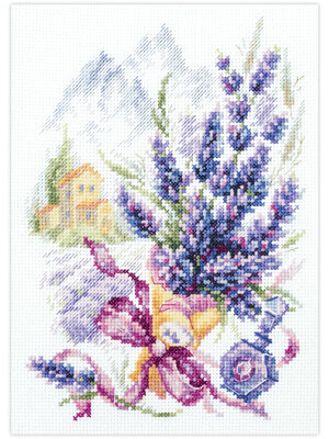 Magic Needle Borduurpakket Mountain Lavender - Magic Needle Magic Needle Borduurpakket Mountain Lavender - Magic Needle