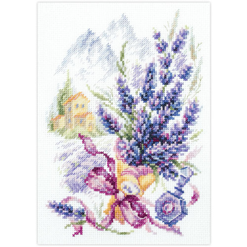 Magic Needle Borduurpakket Mountain Lavender - Magic Needle Magic Needle Borduurpakket Mountain Lavender - Magic Needle