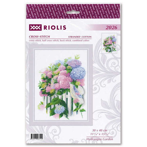 RIOLIS Borduurpakket Hydrangea Garden - RIOLIS