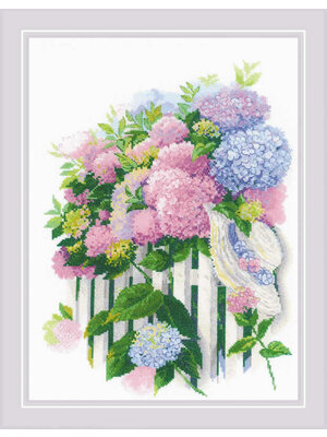 RIOLIS Borduurpakket Hydrangea Garden - RIOLIS