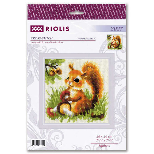 RIOLIS Borduurpakket Squirrel - RIOLIS