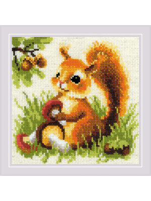 RIOLISf Borduurpakket Squirrel - RIOLIS RIOLISf Borduurpakket Squirrel - RIOLIS