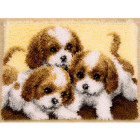 Knooptapijt kit 3 Pups