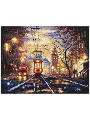Magic Needle CI Borduurpakket Night Tram - Magic Needle Magic Needle CI Borduurpakket Night Tram - Magic Needle
