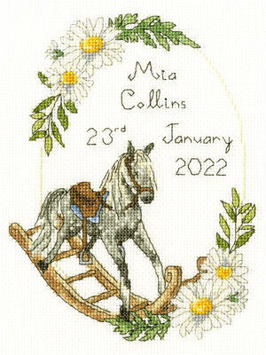 Bothy Threads Borduurpakket Sarah Summers - Victorian Rocking Horse - Bothy Threads