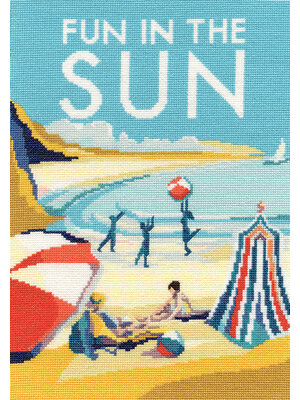 Bothy Threads Borduurpakket Becky Bettesworth - Vintage Seaside - Bothy Threads