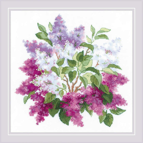 RIOLIS Borduurpakket Lilac Blossoms - RIOLIS