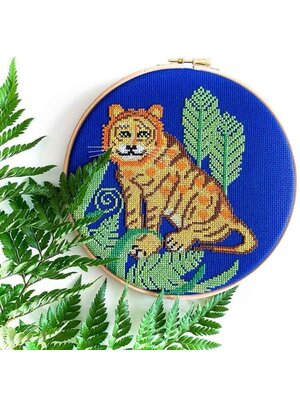 Studio Koekoek Borduurpakket Studio Koekoek - Tijger