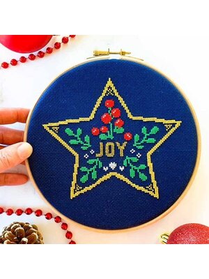 Studio Koekoek Borduurpakket Studio Koekoek - Kerstmis Joy
