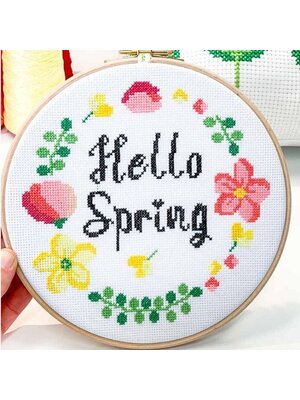 Studio Koekoek Borduurpakket Studio Koekoek - Hello spring