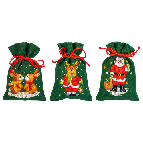 Vervaco Kruidenzakje kit Kerst set van 3