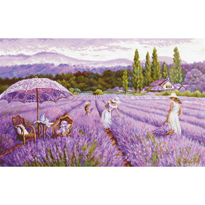 Luca-S Borduurpakket Lavender field - Luca-S