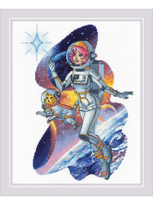 RIOLISf Borduurpakket Straight to the Stars - RIOLIS RIOLISf Borduurpakket Straight to the Stars - RIOLIS