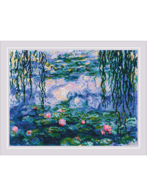 RIOLIS Borduurpakket Water Lilies after C. Monet's Painting - RIOLIS
