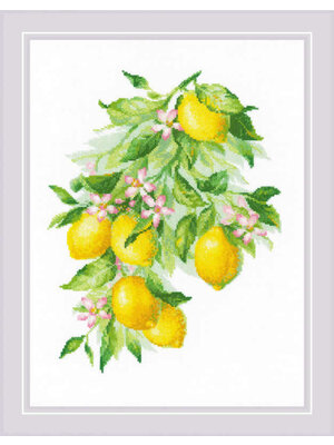 RIOLISf Borduurpakket Bright Lemons - RIOLIS RIOLISf Borduurpakket Bright Lemons - RIOLIS