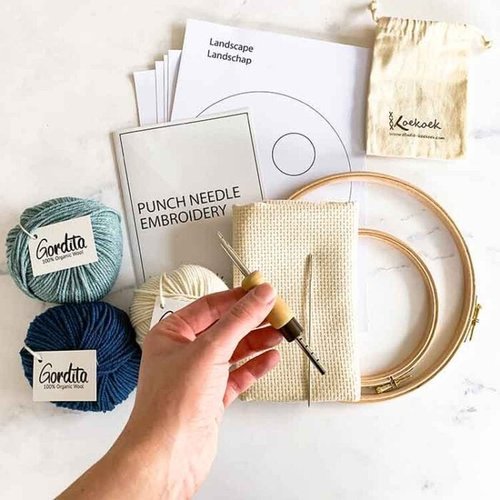 Studio Koekoek Verstelbare punchnaald startpakket | Blues