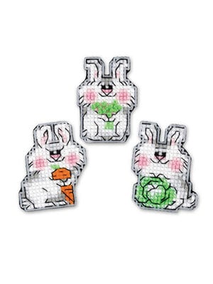 RIOLISf Borduurpakket Sweet Bunnies - RIOLIS RIOLISf Borduurpakket Sweet Bunnies - RIOLIS