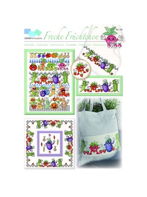 Lindner’s Kreuzstiche Patroon Lindner 140 - Brutaal Fruit