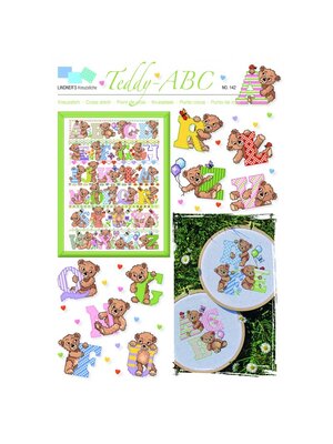 Lindner’s Kreuzstiche Patroon Lindner 142 - Teddybeer ABC