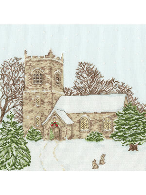 Bothy Threads Borduurpakket Sally Swannell - Country Church - Bothy Threads Bothy Threads Borduurpakket Sally Swannell - Country Church - Bothy Threads