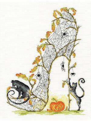 Bothy Threads Borduurpakket Sally King - Gossamer Slipper - Bothy Threads Bothy Threads Borduurpakket Sally King - Gossamer Slipper - Bothy Threads