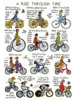 Bothy Threads Borduurpakket Pete Smith - A Ride Through Time - Bothy Threads Bothy Threads Borduurpakket Pete Smith - A Ride Through Time - Bothy Threads