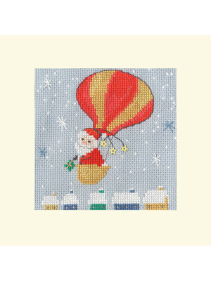 Bothy Threads Borduurpakket Dale Simpson - Delivery By Balloon - Bothy Threads