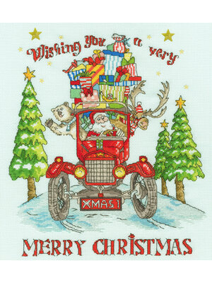 Bothy Threads Borduurpakket Amanda Loverseed - The Xmas Express - Bothy Threads