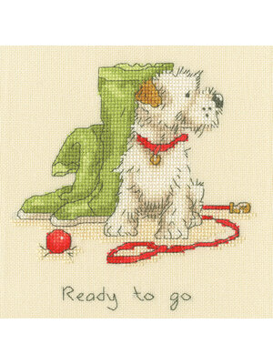 Bothy Threads Borduurpakket Anita Jeram - Ready to Go - Bothy Threads Bothy Threads Borduurpakket Anita Jeram - Ready to Go - Bothy Threads