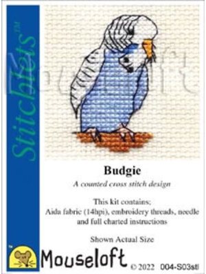 Mouseloft Borduurpakket Budgie - Mouseloft