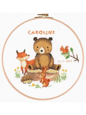 Vervaco Telpakket kit Bosdieren Vervaco Telpakket kit Bosdieren