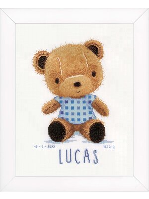 Vervaco Telpakket kit Knuffelbeertje Vervaco Telpakket kit Knuffelbeertje