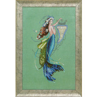 Borduurpatroon Siren and the Shipwreck - Mirabilia Designs