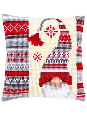 Vervaco Kruissteekkussen kit Kerstkabouter