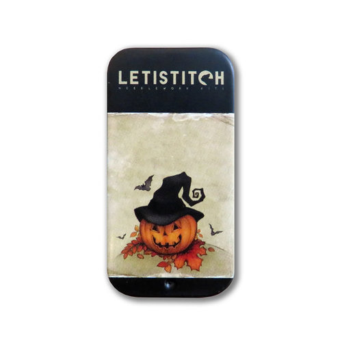 Leti Stitch Leti Stitch - Metallic Needlebox Happy Pumpkin