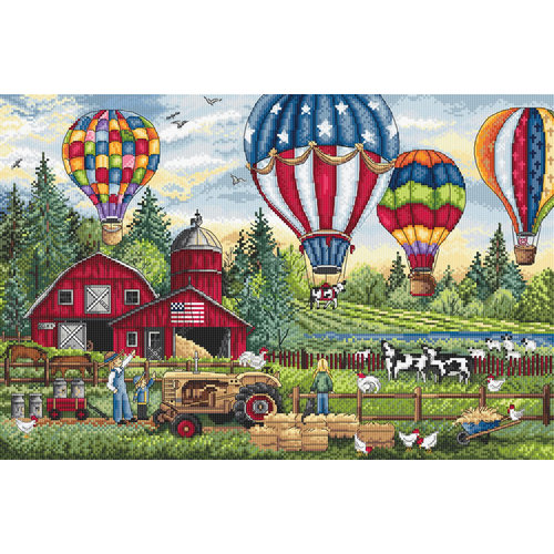 Leti Stitch Borduurpakket Up Up and Away - Leti Stitch Leti Stitch Borduurpakket Up Up and Away - Leti Stitch