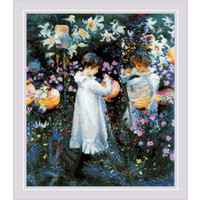 UIT Borduurpakket Carnation, Lily, Lily, Rose after J. S. Sargent's painting - RIOLIS