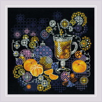 Borduurpakket Orange Mood  - RIOLIS