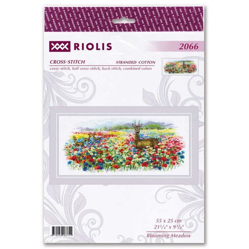 RIOLIS Borduurpakket Blooming Meadow  - RIOLIS