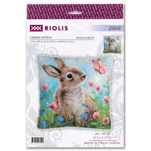RIOLIS Borduurpakket Bunny in Clover - RIOLIS