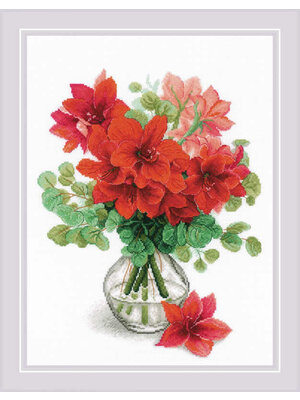 RIOLIS Borduurpakket Amaryllis  - RIOLIS