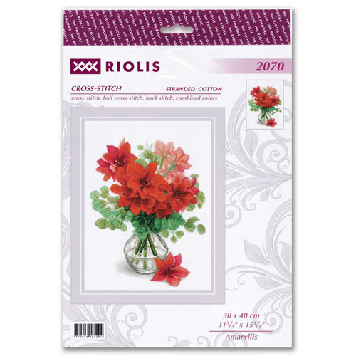 RIOLIS Borduurpakket Amaryllis  - RIOLIS