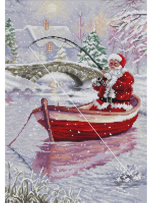 Luca-S Borduurpakket Santa Fishing - Luca-S