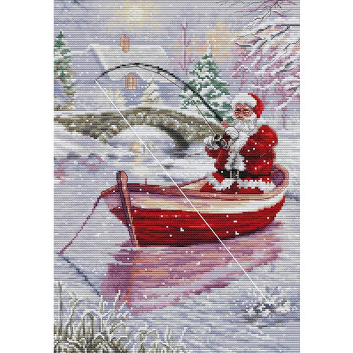 Luca-S Borduurpakket Santa Fishing - Luca-S