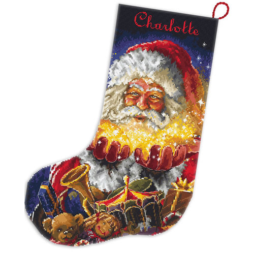 Leti Stitch Borduurpakket Christmas Miracle Stocking - Leti Stitch